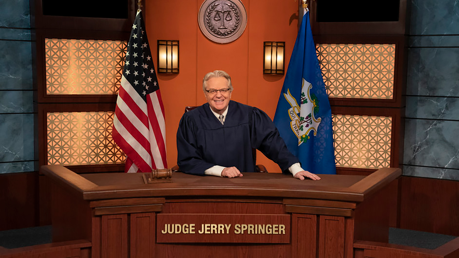 Jerry Springer on “Judge Jerry.” 