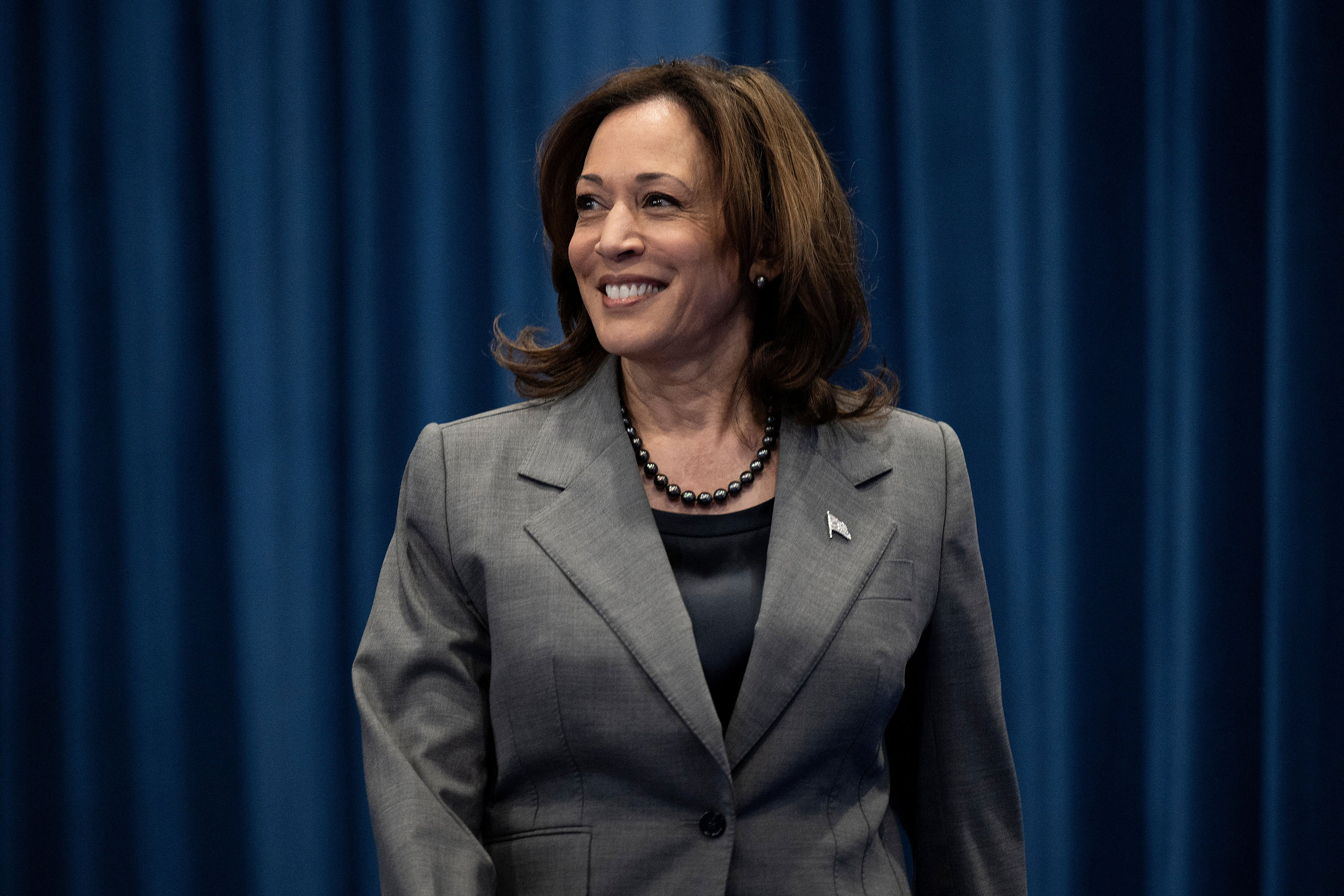 US Vice President Kamala Harris is pictured during an event in Raleigh, North Carolina on March 26. 