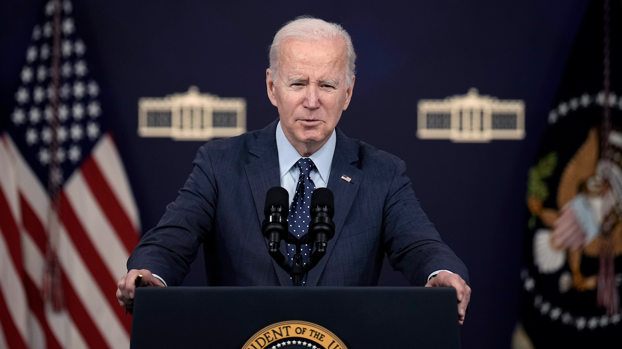 President Joe Biden speaks about the US response to the high-altitude Chinese balloon and three other objects that were recently shot down on Thursday.