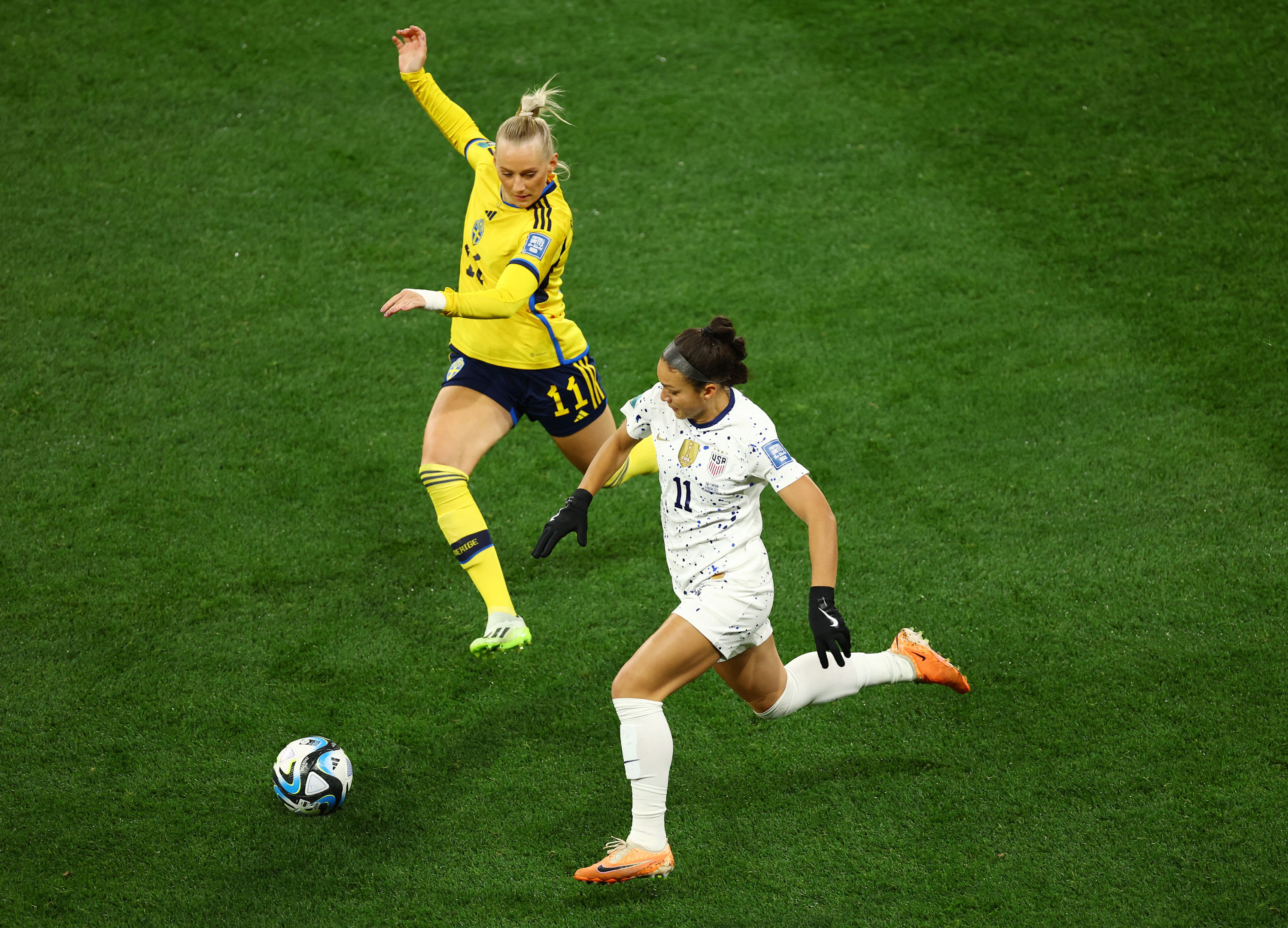 Defending champion U.S. crashes out of Women's World Cup after losing to  Sweden on penalty kicks - Washington Times