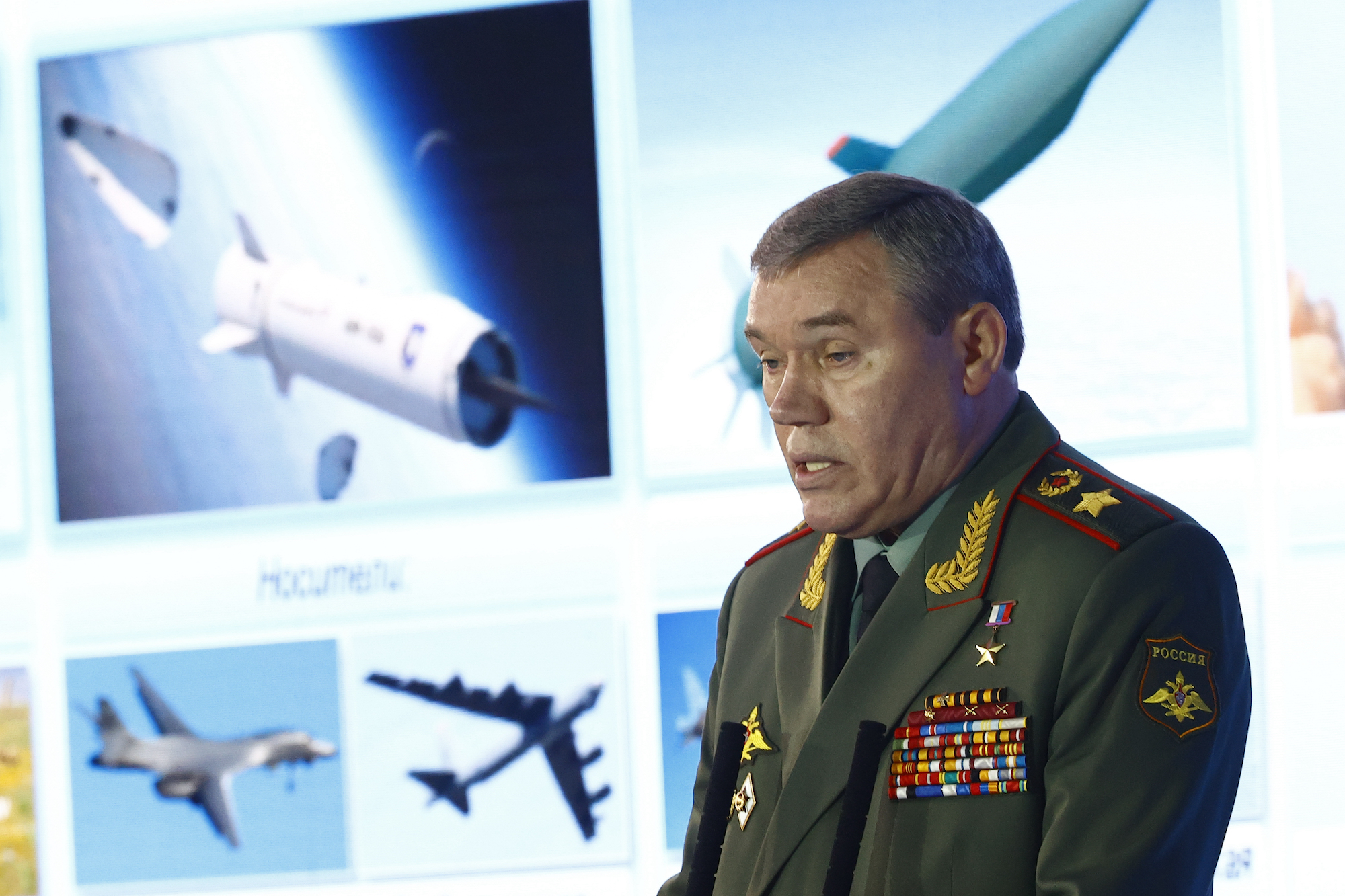 Valery Gerasimov in Moscow on June 23, 2021. 