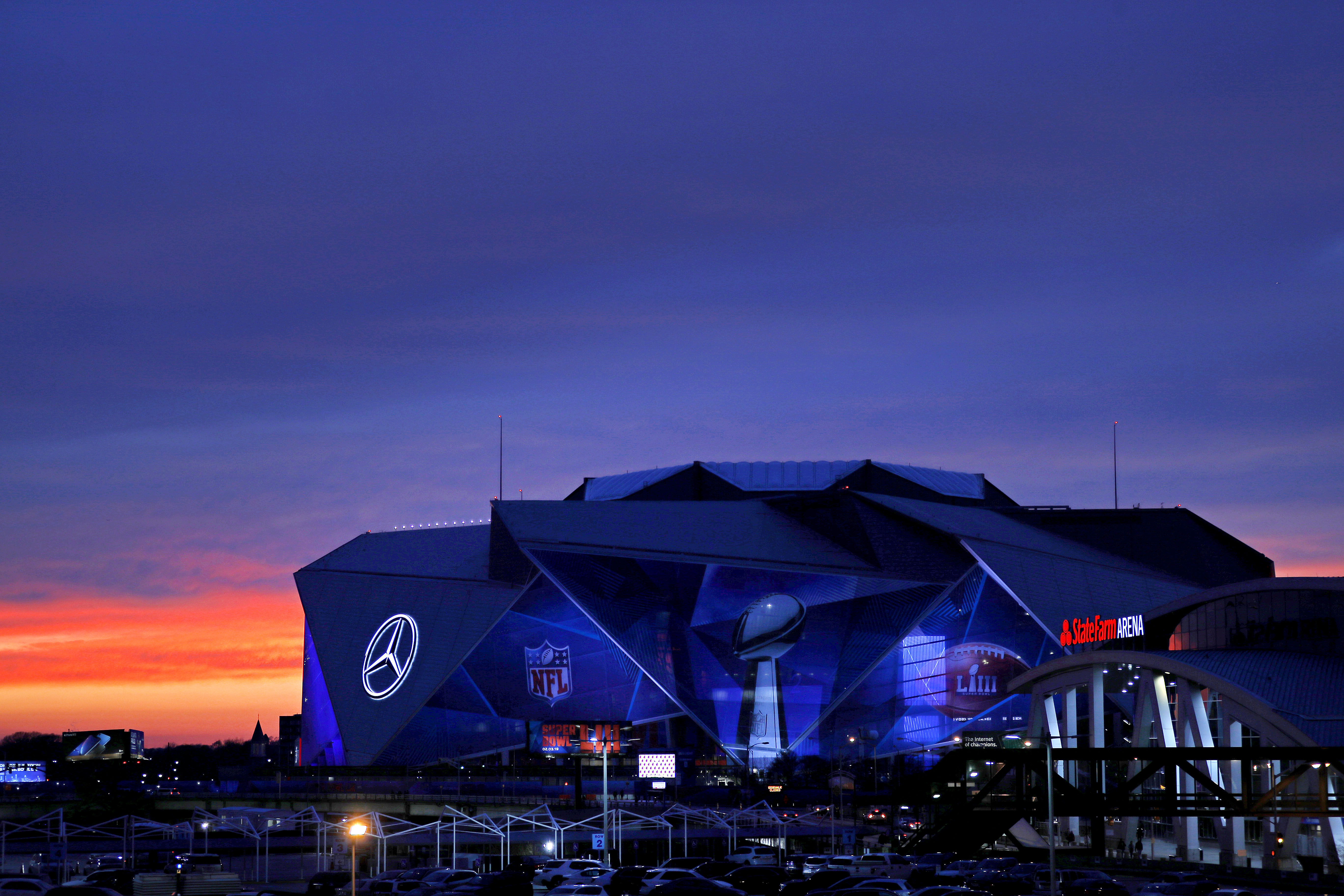 Atlanta's Mercedes-Benz Stadium 