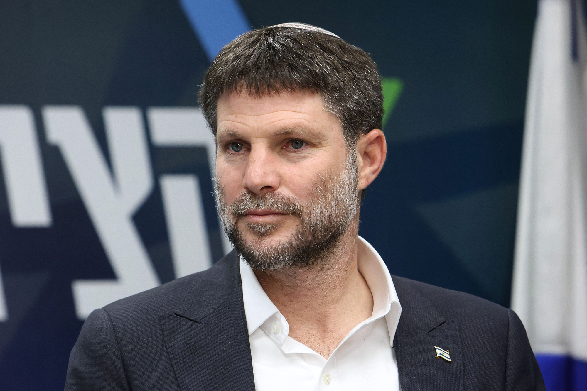 Israel's Finance Minister Bezalel Smotrich attends a meeting at the parliament in Jerusalem on March 20.