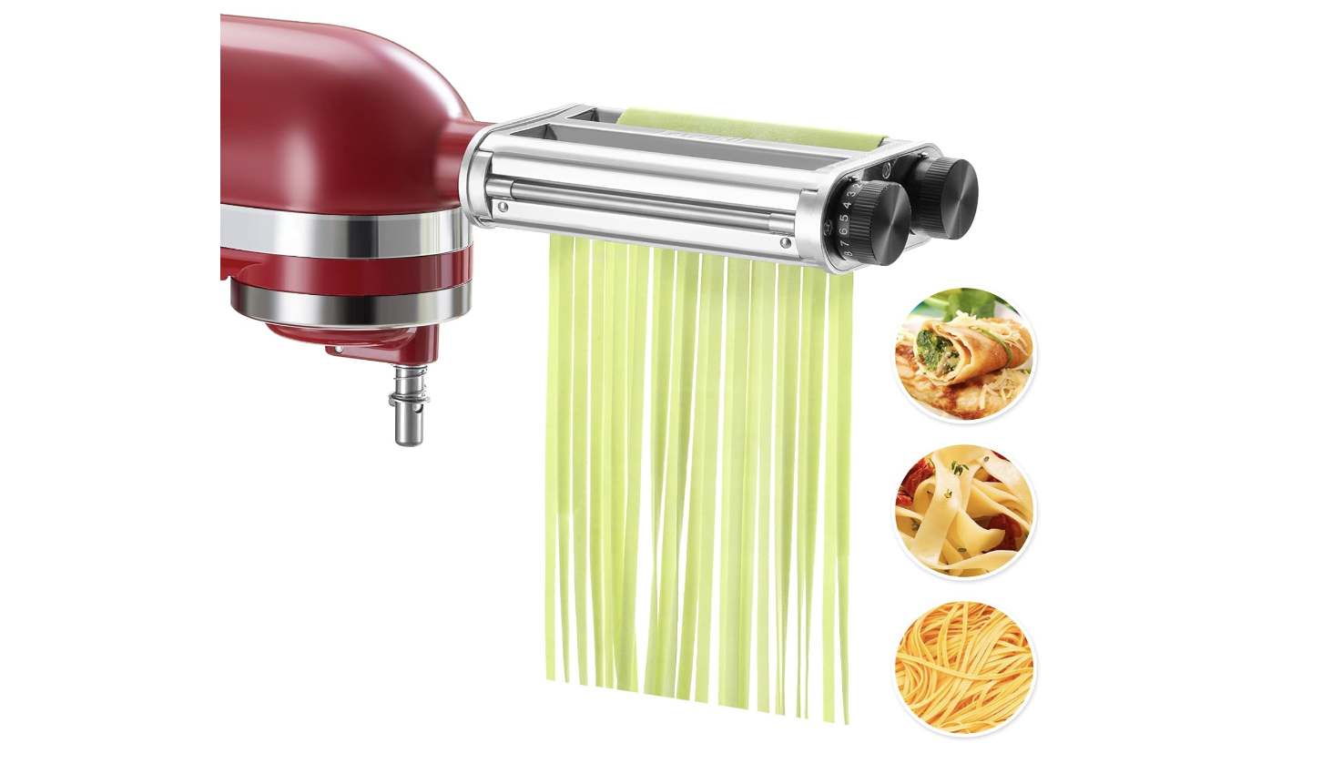  FavorKit Pasta Maker Attachment for KitchenAid Mixers