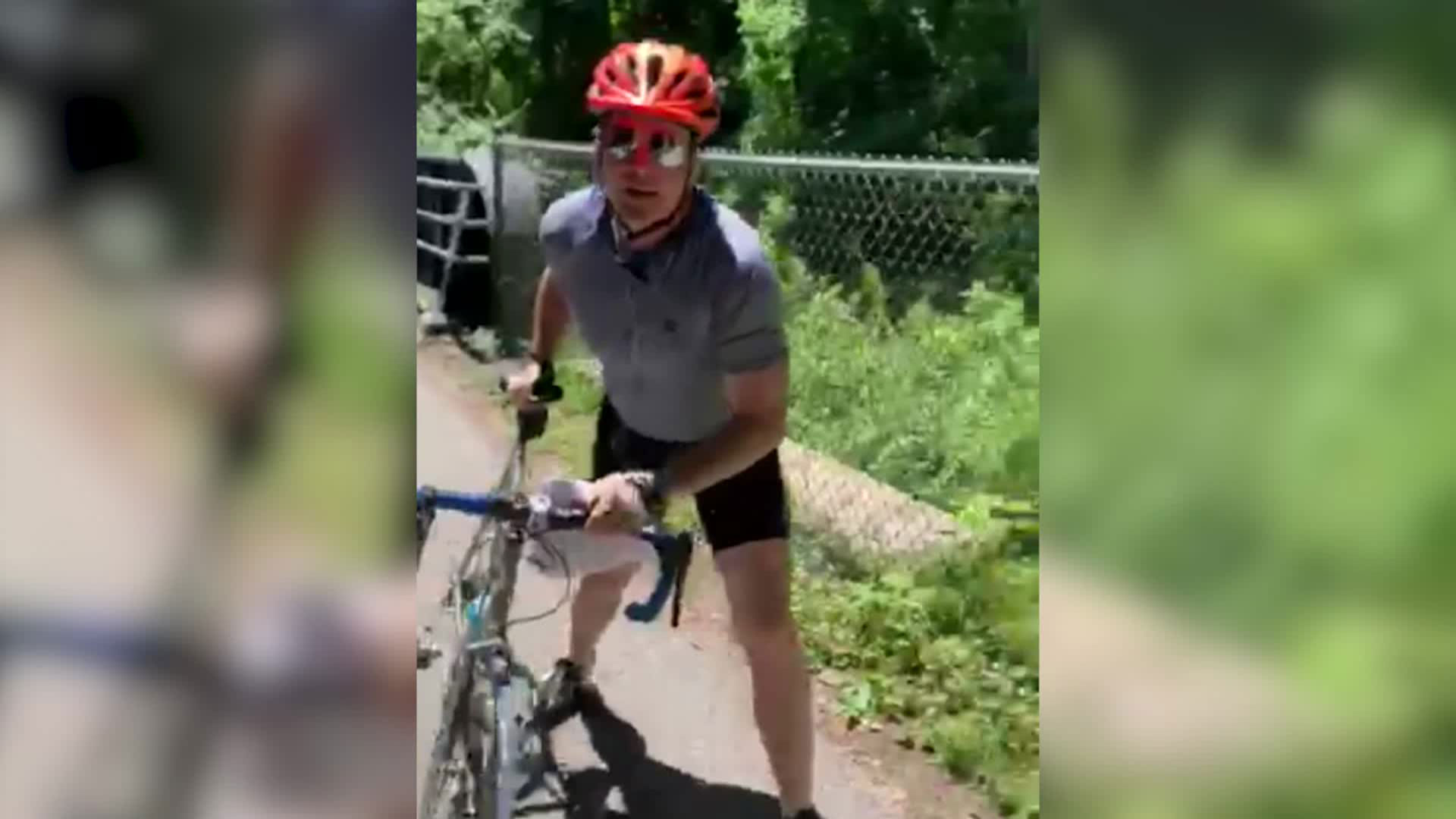 Police Searching For Cyclist Who Was Filmed Accosting People Posting 