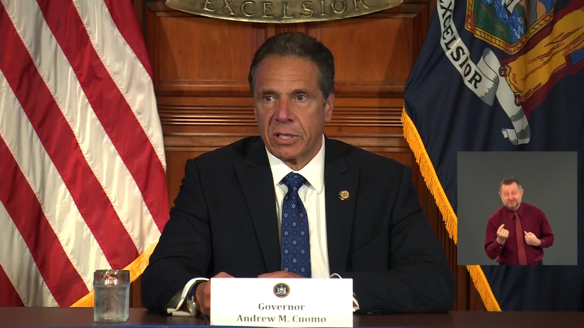 Gov. Cuomo speaks at a daily news conference in Albany, New York, on June 4.