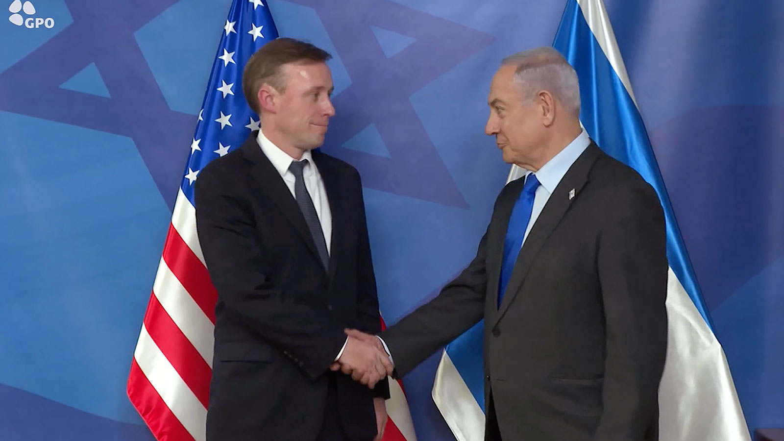 Israeli Prime Minister Benjamin Netanyahu meets with US national security adviser Jake Sullivan on Thursday, December 14.