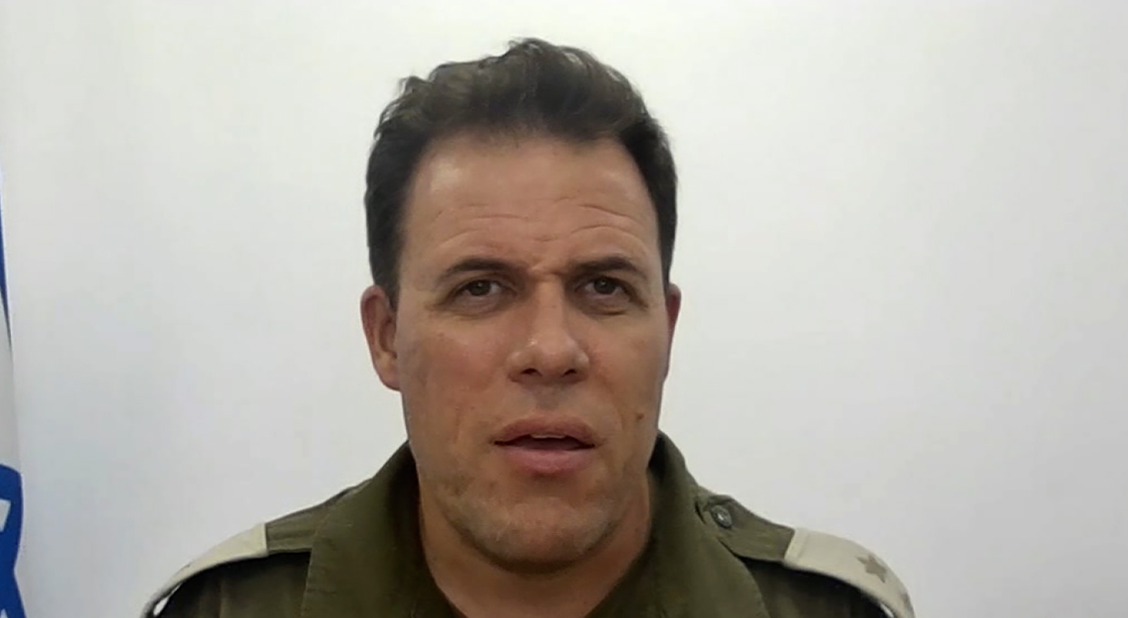 IDF spokesperson Lt. Col. Jonathan Conricus during an interview with CNN on Thursday.