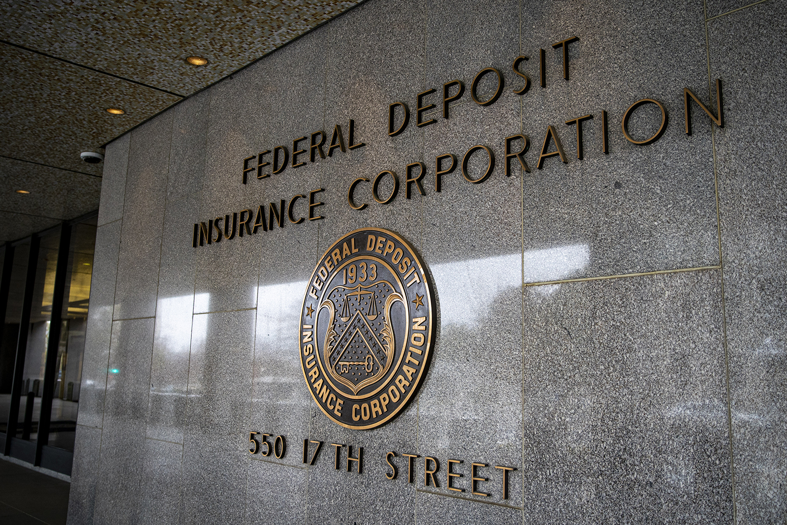 The Federal Deposit Insurance Corp. (FDIC) headquarters in Washington, DC, on Monday, March 13.