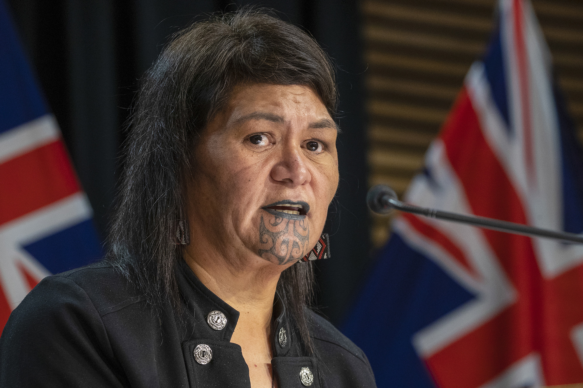 New Zealand Foreign Affairs Minister Nanaia Mahuta in Wellington, New Zealand, on March 7.