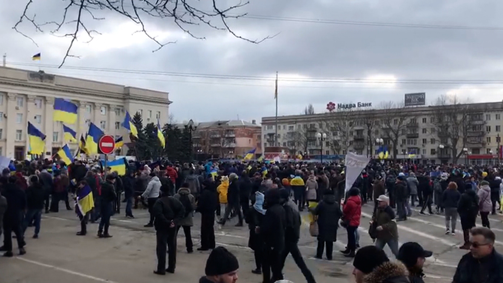 Growing defiance on display in Russian-held Ukraine