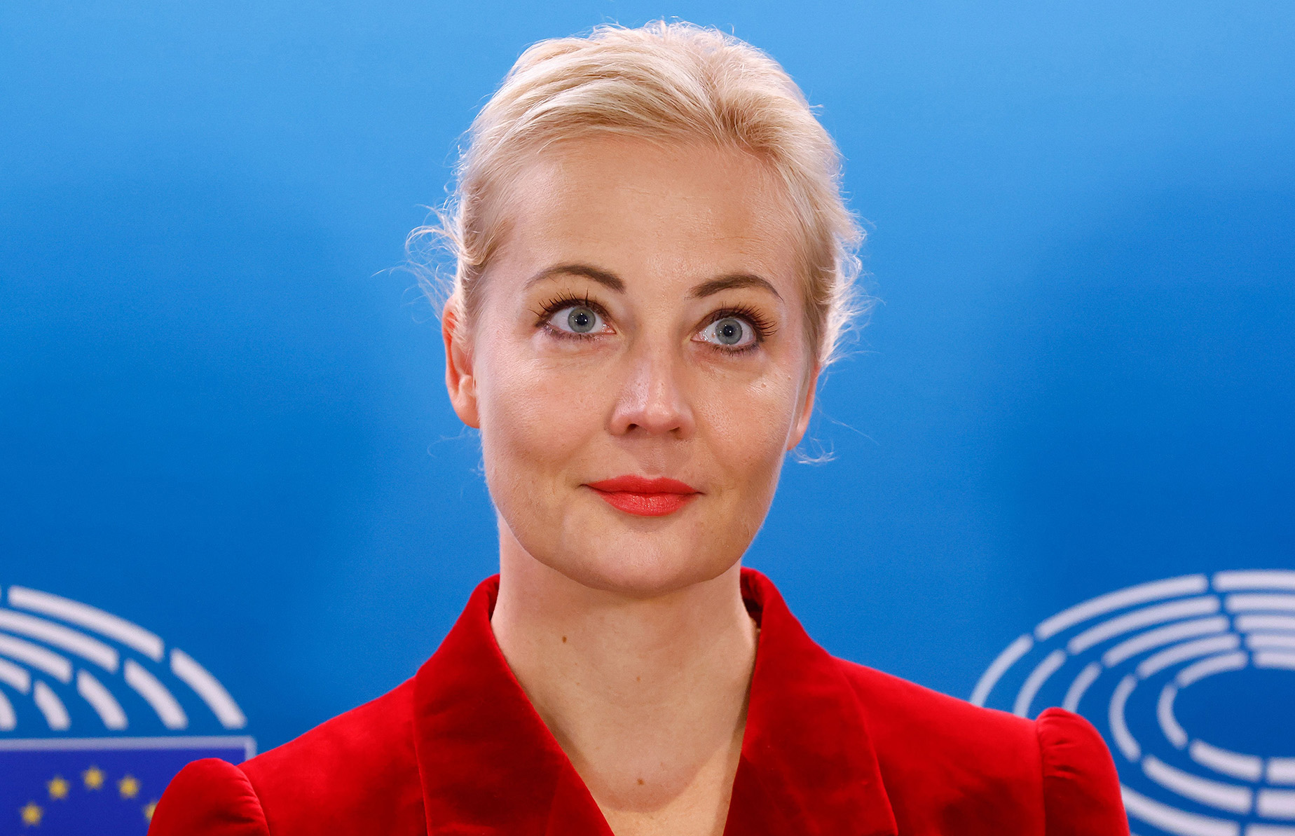 Alexey Navalny's wife, Yulia Navalnaya attends a meeting at the European Parliament in Brussels, Belgium, on September 28, 2022.