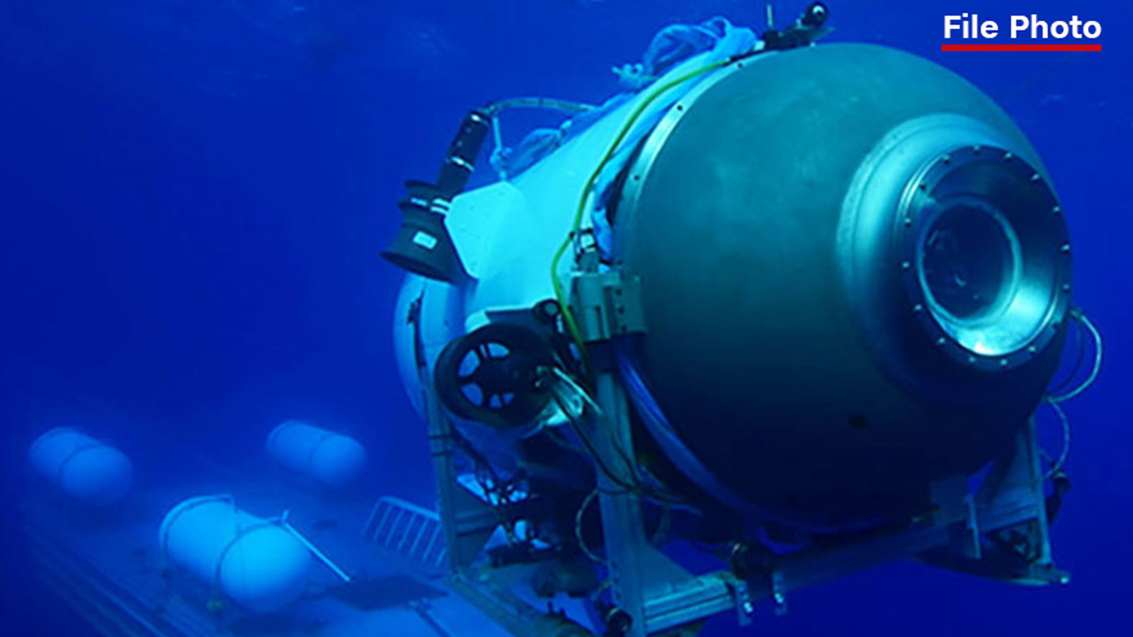 An undated photo of the OceanGate Titan submersible. 