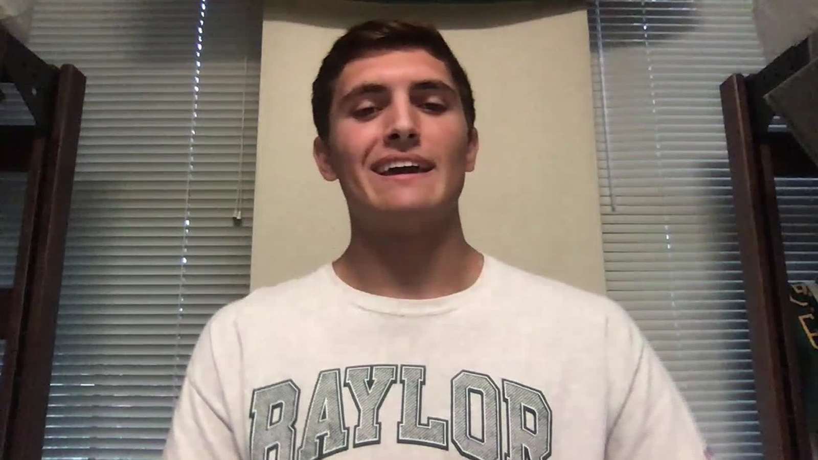 Nicko Henderson, a freshman at Baylor University in Texas.