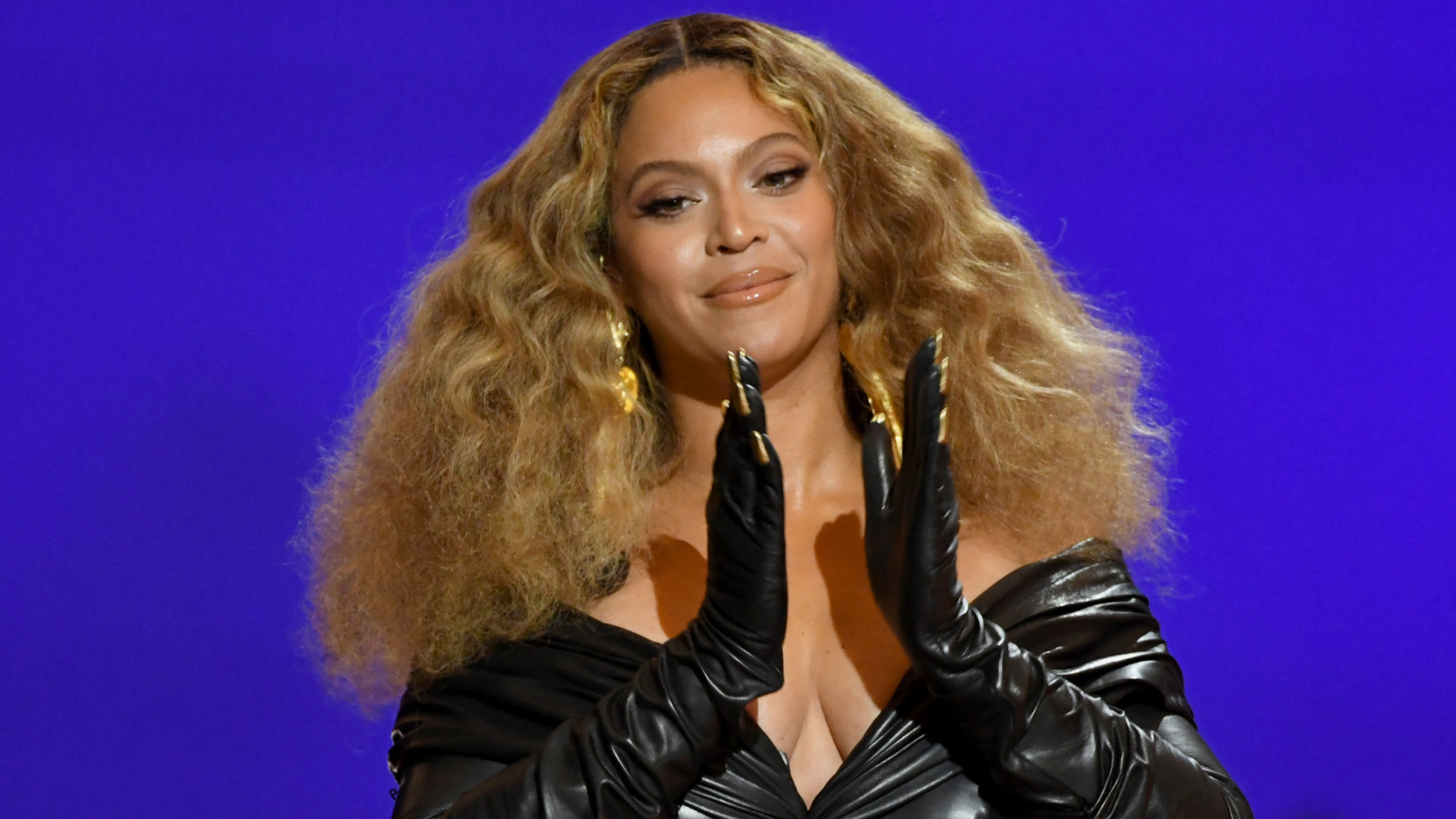 Beyoncé is seen onstage during the 63rd Annual Grammy Awards at Los Angeles Convention Center on March 14, 2021, in Los Angeles.