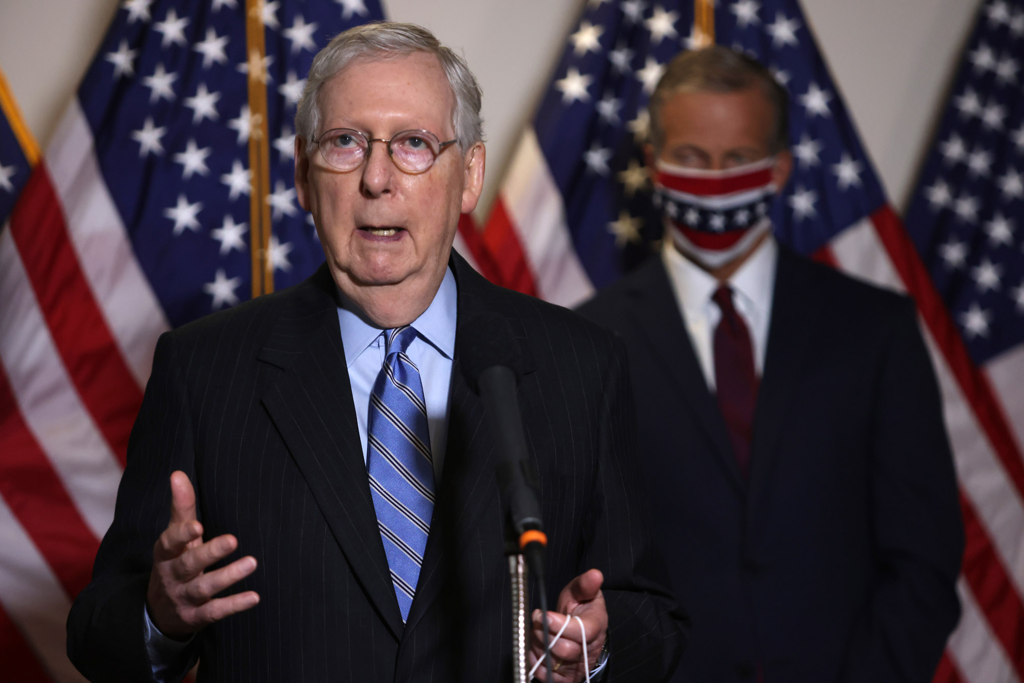 McConnell continues to blame Democrats over stalled stimulus negotiations
