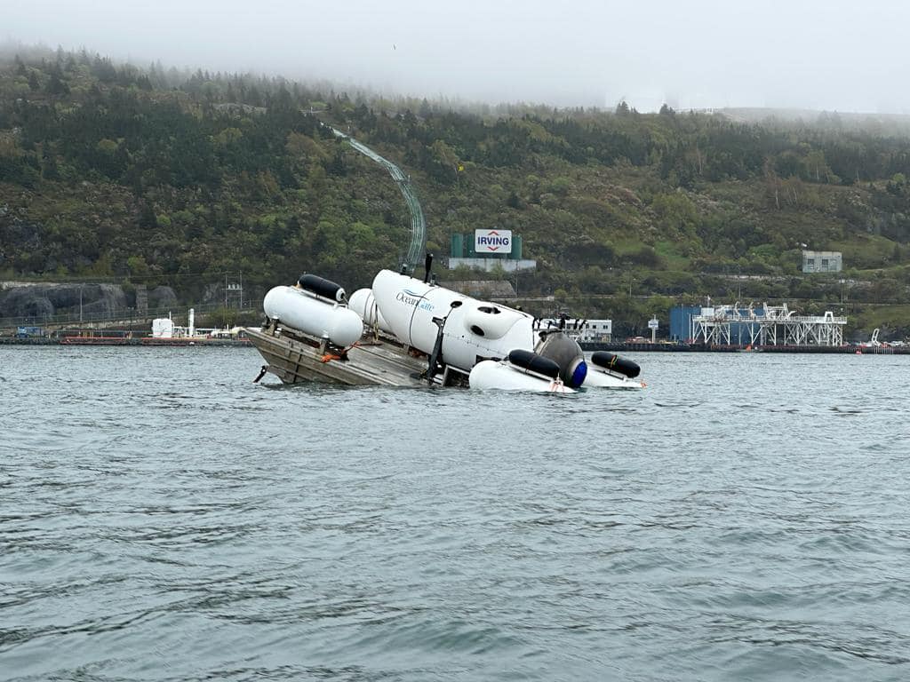 Harding posted an image of the submersible to his social media accounts on Saturday, June 17.  