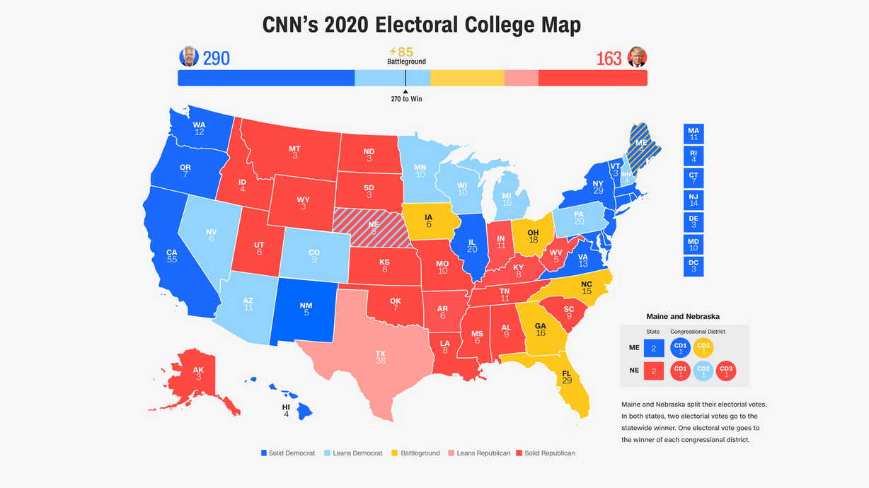 Electoral. Electoral Culture. 270 | Two Seventy us election. Sa election Map. He states that