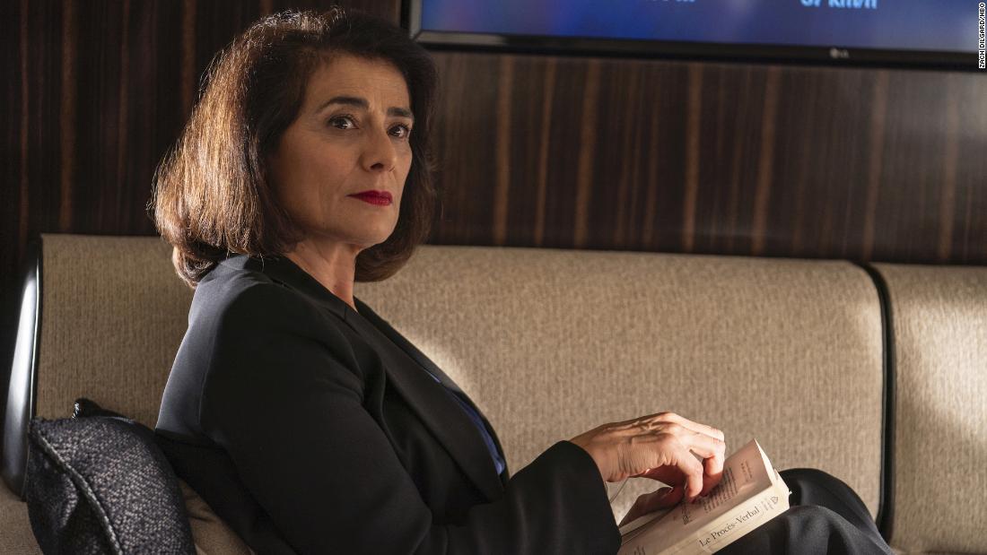 Hiam Abbass, one of the shows first-rate secondary characters, in a scene from HBO's "Succession."