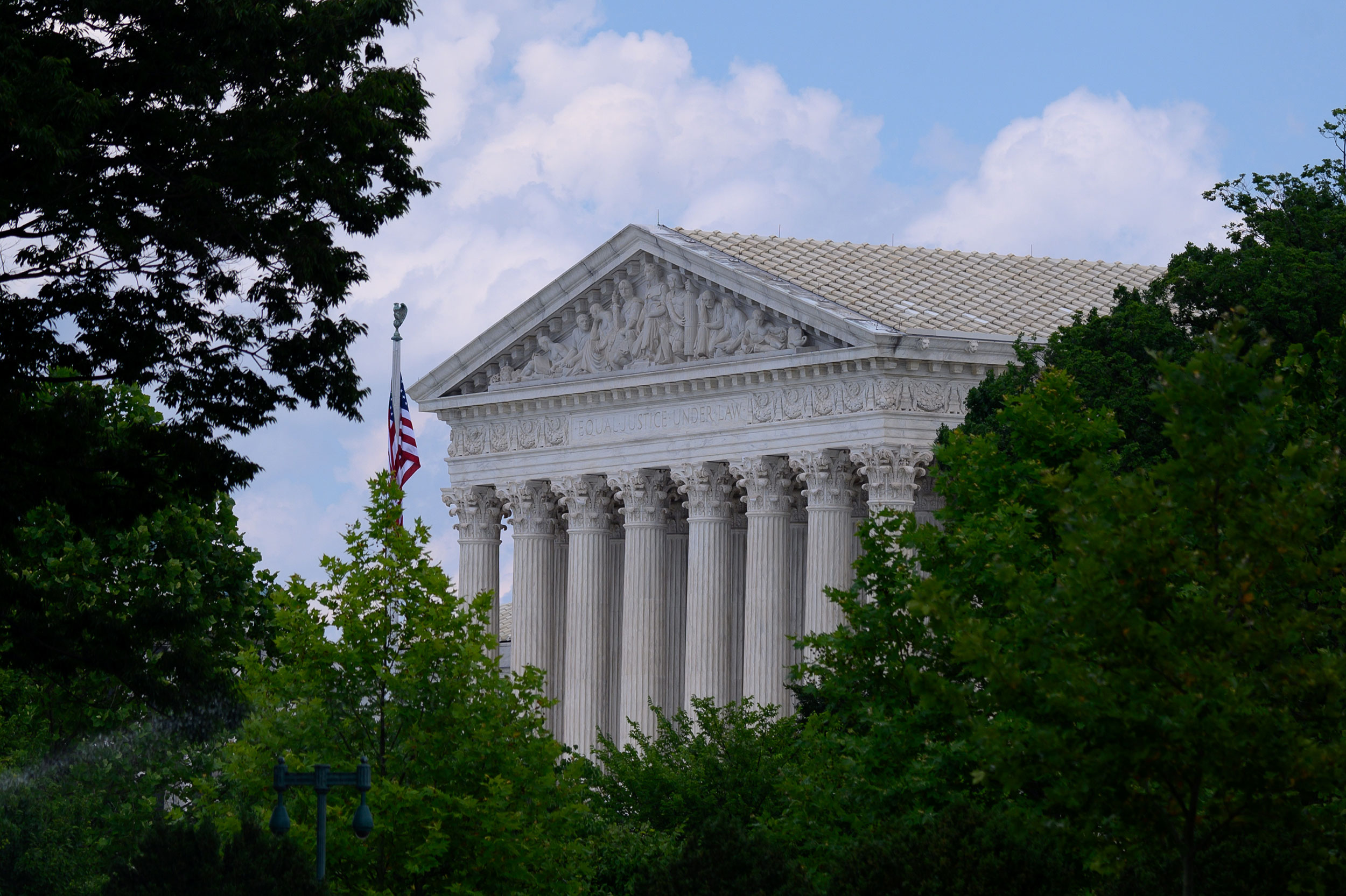 The exterior of the US Supreme Court in Washington, DC.