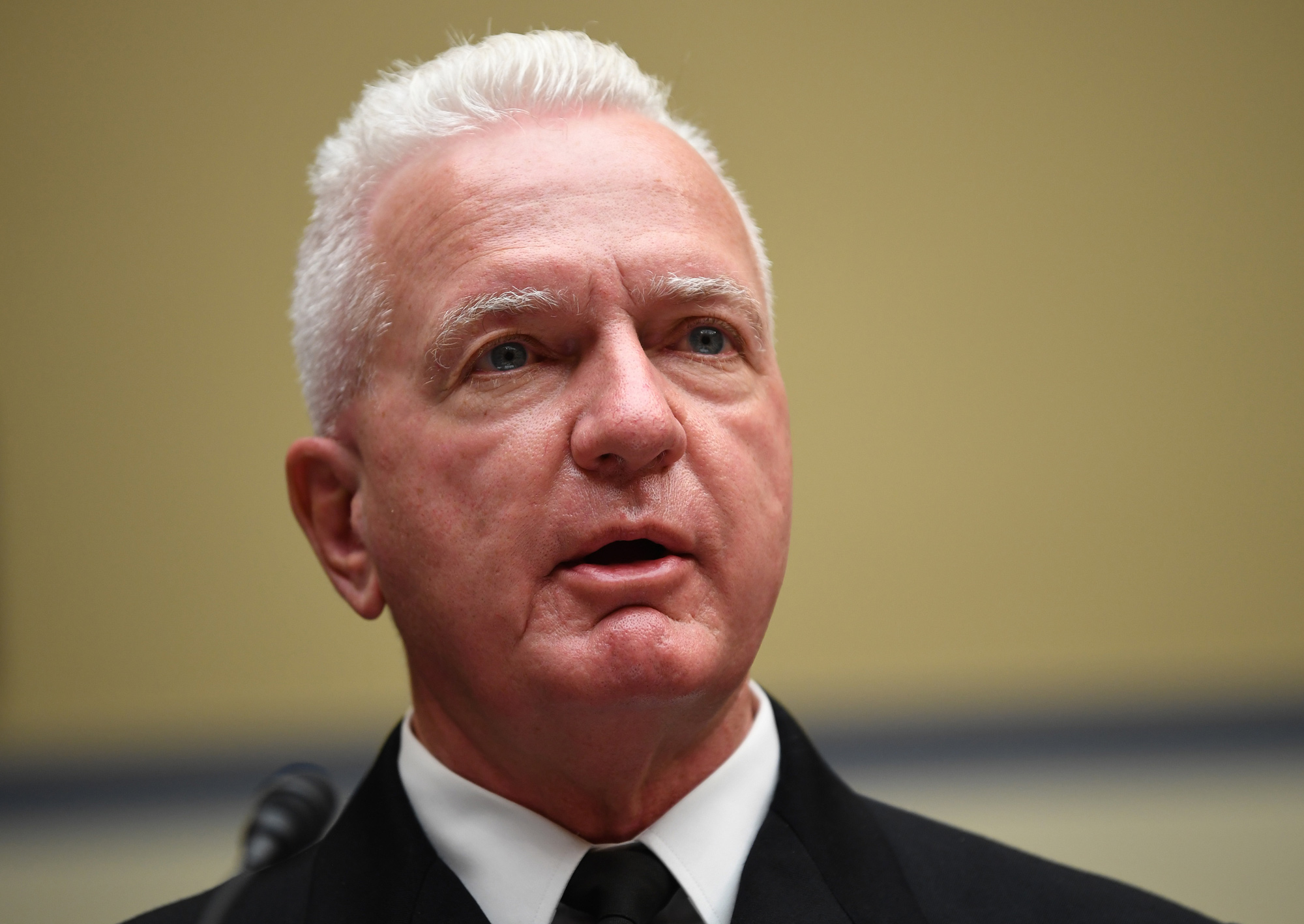 Adm. Dr. Brett Giroir, the White House coronavirus testing coordinator, testifies at a House Subcommittee hearing on Capitol Hill on July 31 in Washington, DC. 