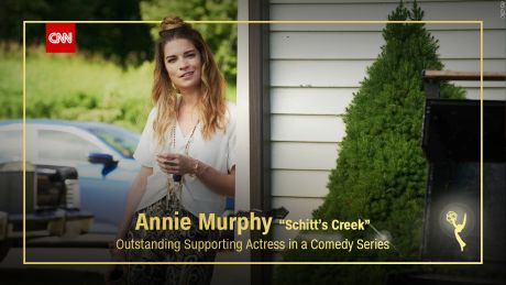 Emmys: Schitt's Creek's Annie Murphy Wins Best Supporting Comedy