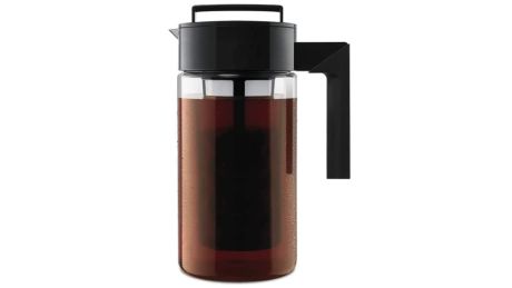 Takeya Patented Deluxe Cold Brew Coffee Maker One Quart Black