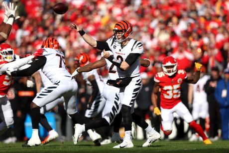 NBC Sports on X: Halfway through the Divisional Round! Who will join the  Bengals and 49ers in their respective conference championship games?  #NFLPlayoffs  / X