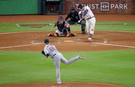 Trump Doing The Braves Chop GIF