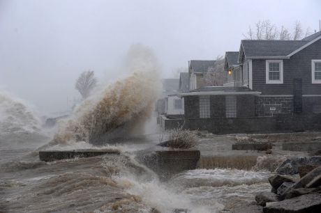 Wind and Waves, High Water and Reverse Current - Lake Ontario