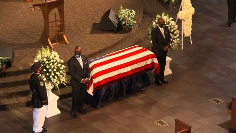 3 former presidents attend John Lewis funeral in Atlanta - Los Angeles Times