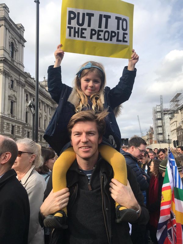 Jonty Graham with daughter Poppy