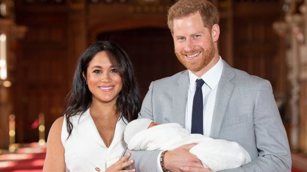 Prince Harry and his wife, Meghan proudly show off their newborn son at Windsor Castle.