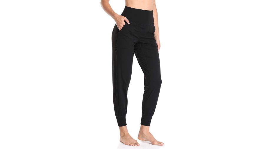 Colorfulkoala Women's High Waisted Joggers with Pockets Full