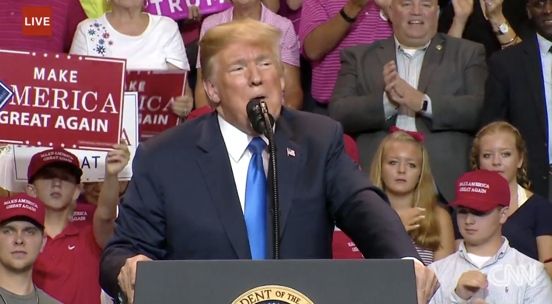 President Trump holds rally in Pennsylvania