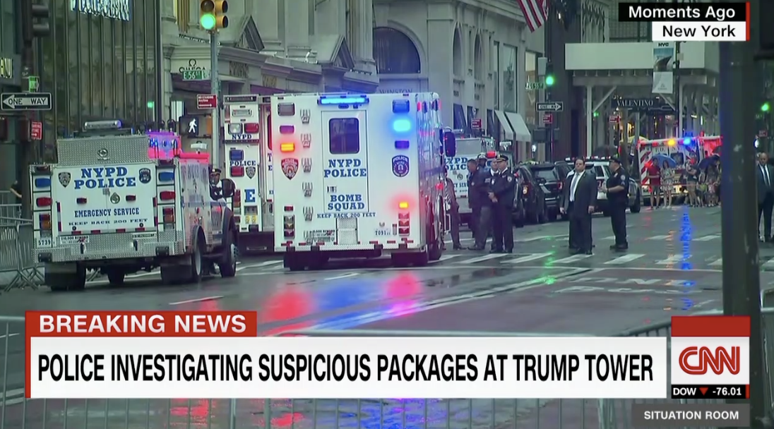 trump tower suspicious package