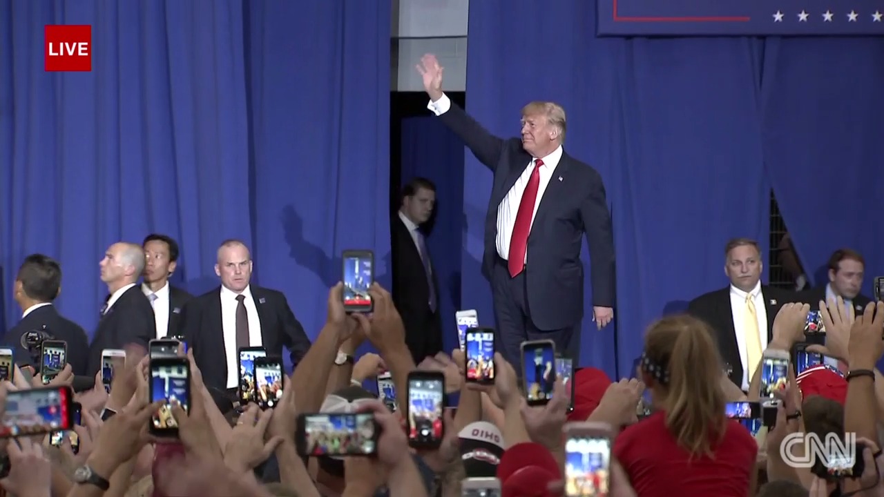 Live: Trump Holds Ohio Rally