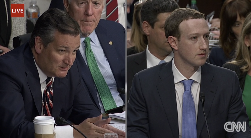 29 Ted Cruz grills Zuckerberg over whether Facebook has political