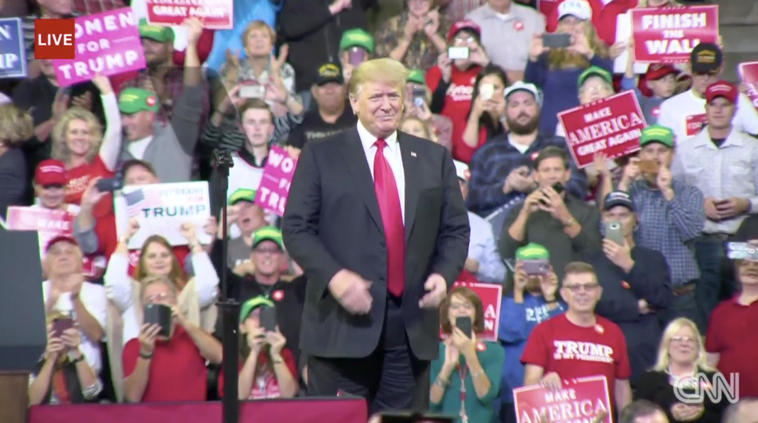 Live President Trump Holds Rally In Iowa 7477