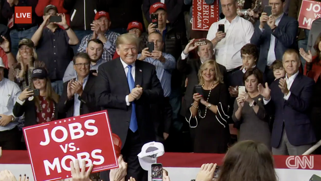 Live: President Trump Holds A Rally In North Carolina