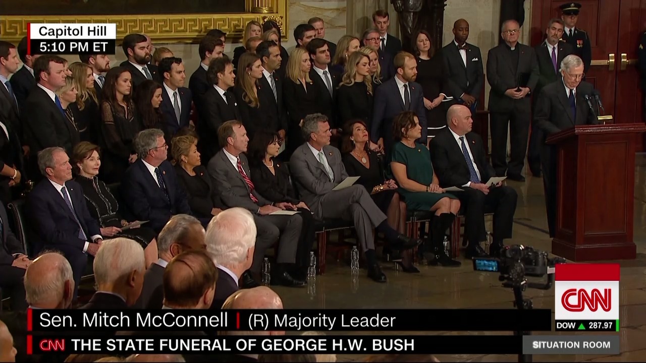 Full 21-gun salute for Pres. George H. W. Bush at the U.S. Capitol