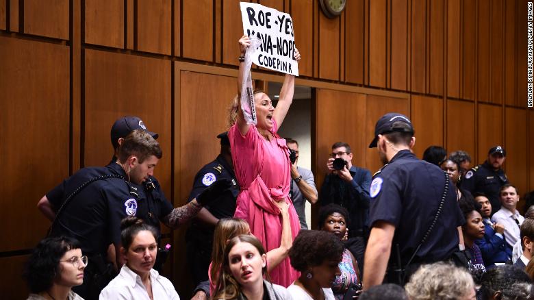 What Protesters Are Yelling At Kavanaughs Hearing 7506