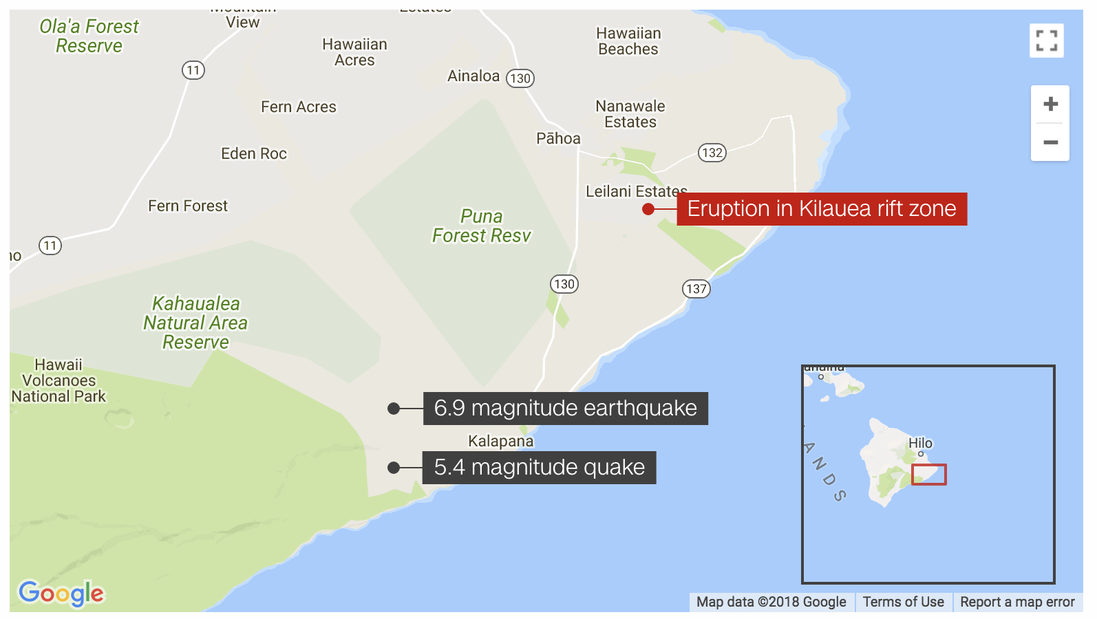 Hawaii Volcano Eruption Live Updates Cnn