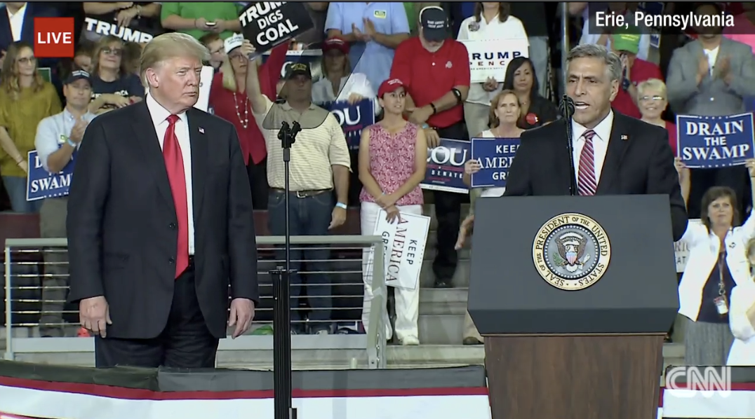 Live: President Trump Holds Rally In Pennsylvania