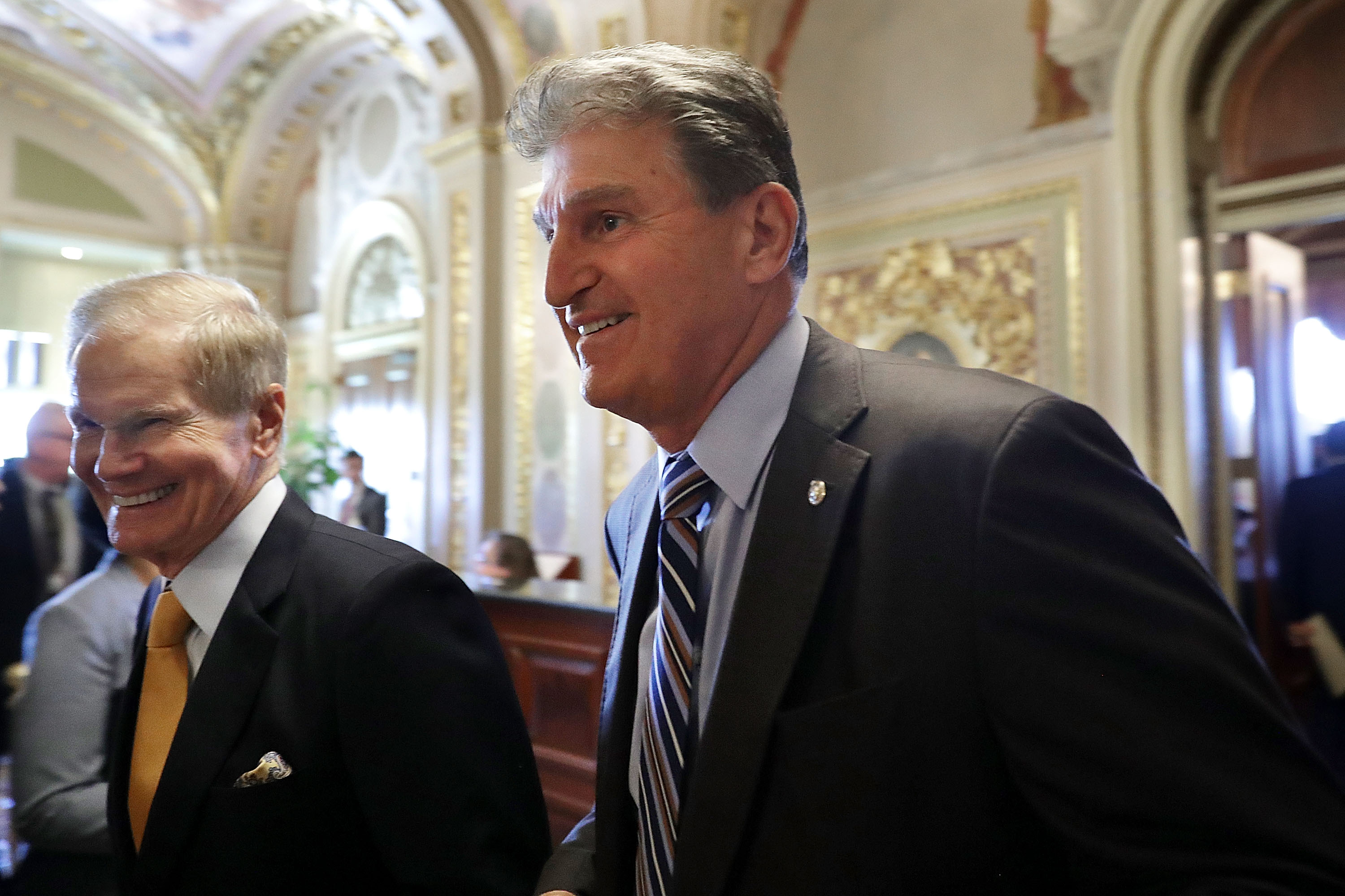 Sen. Joe Manchin (right)