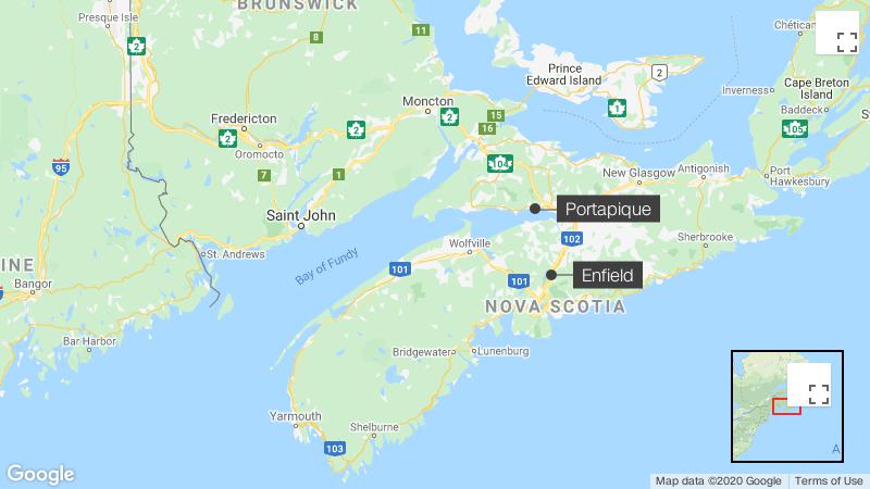 Map Of Portapique Nova Scotia Gunman Kills At Least 16 In Rampage Across Nova Scotia, Canada - Cnn