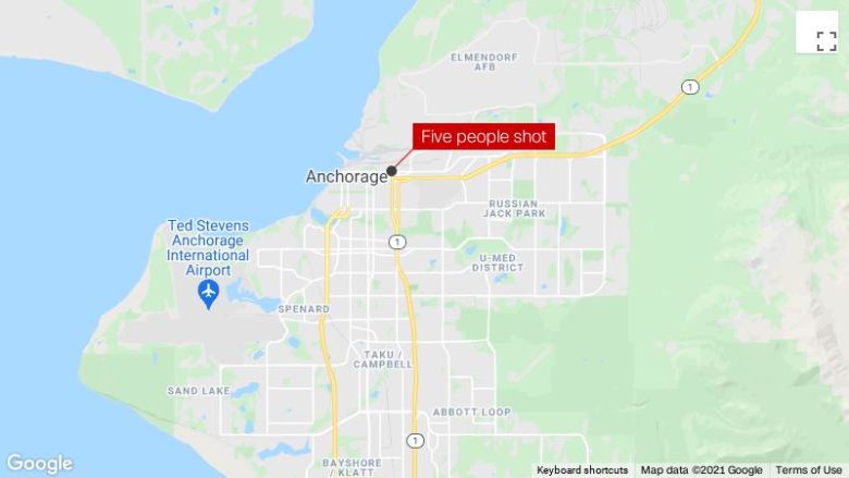 Five shot, one fatally, in downtown Anchorage, Alaska