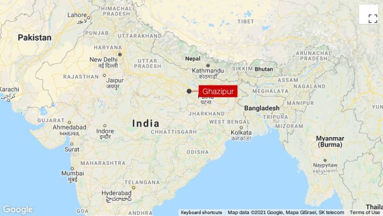Newborn girl found abandoned in a wooden box floating in India's holiest river