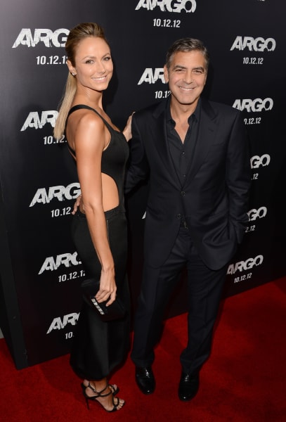 George Clooney Stacy Keibler Argo premiere 2012