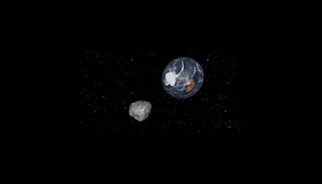 Asteroid Earth graphic